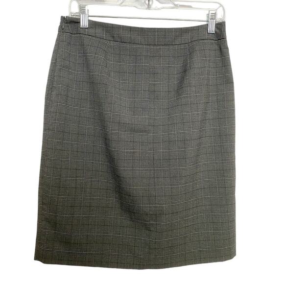 Laundry Shelli Segal Finely Plaid Grey Suit Jacket Blazer/Skirt Set 6 NWT‎ - Picture 8 of 10